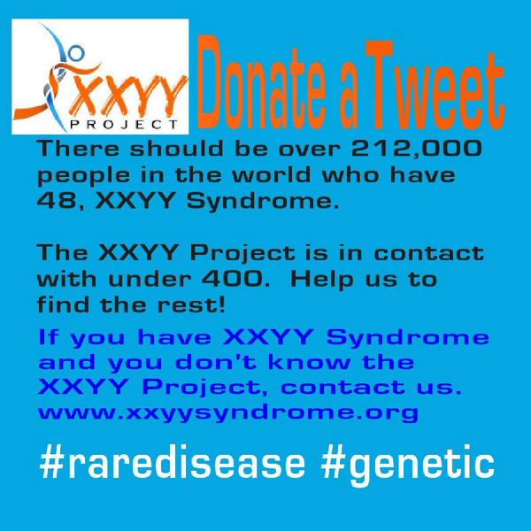 XXYYProject's tweet photo. @CORD_NGO Happy to see you on Twitter. We are searching for ppl w/ #48XXYY.  Can you RT? http://t.co/IxRZewtxZp