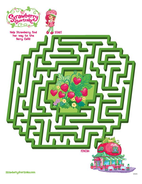 IamStrawberry's tweet photo. Make today a-MAZE-ing and help #StrawberryShortcake find her way to the #BerryCafe in #BerryBittyCity! http://t.co/md7vNN91H9