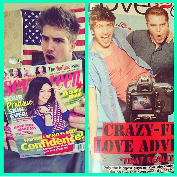 Basically Seventeen magazine is a shoey shipper to! Looks like we're a couple!😂