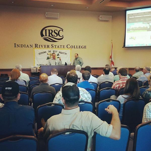 FLCattlemen's tweet photo. The Okeechobee Quarterly meeting has officially kicked off! #FCA2014 http://t.co/ZCG4Gc923h