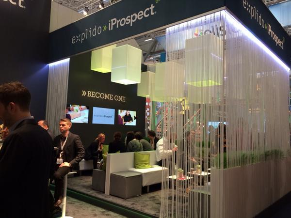 shenda's tweet photo. Our snazzy iProspect stand at DMEXCO http://t.co/rcyEEgvhVM
