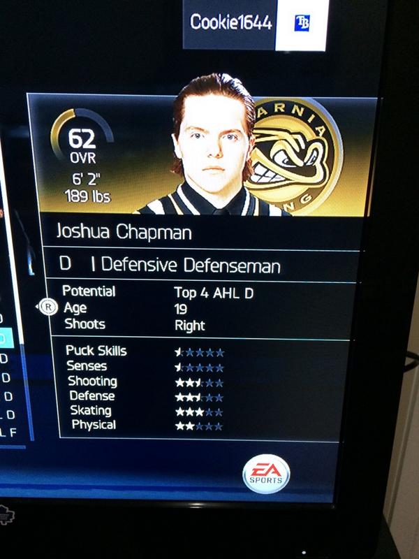 MitchCookie1644's tweet photo. @BIGchap2 top 4 AHL, look at you kid! http://t.co/aICxLTA62A