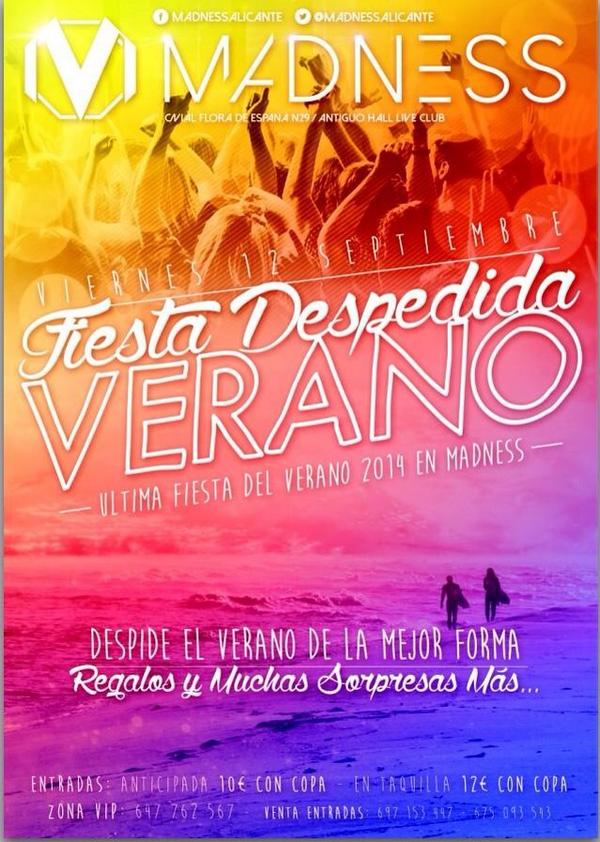 MadnessAlicante's tweet photo. ¡Mañana es el día! No te quedes sin tu entrada, quedan muy pocas... 
MADNESS http://t.co/isvmfogJ4J