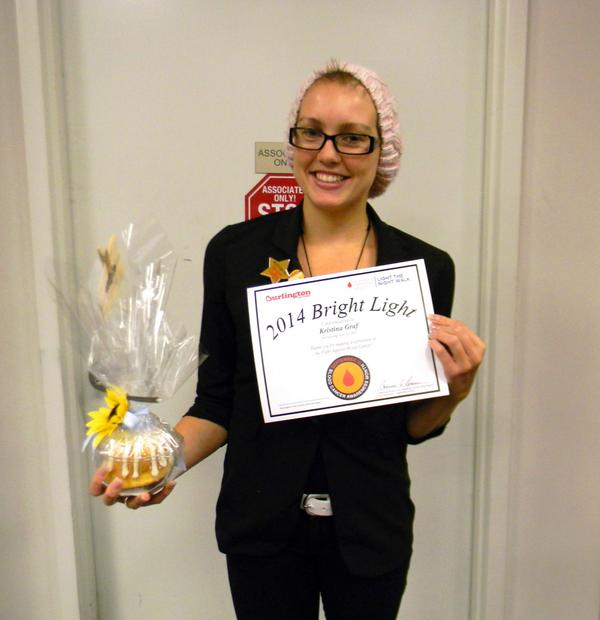 LTN_CALSO's tweet image. CONGRATS to Burlington Cashier, Kristina Graf! She has raised over $1,000 for LLS mission. Awesome Job!! #Raise4LLS