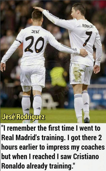 FootballFunnys's tweet photo. Jesé Rodríguez on Cristiano Ronaldo http://t.co/Qwi83DbUQq
