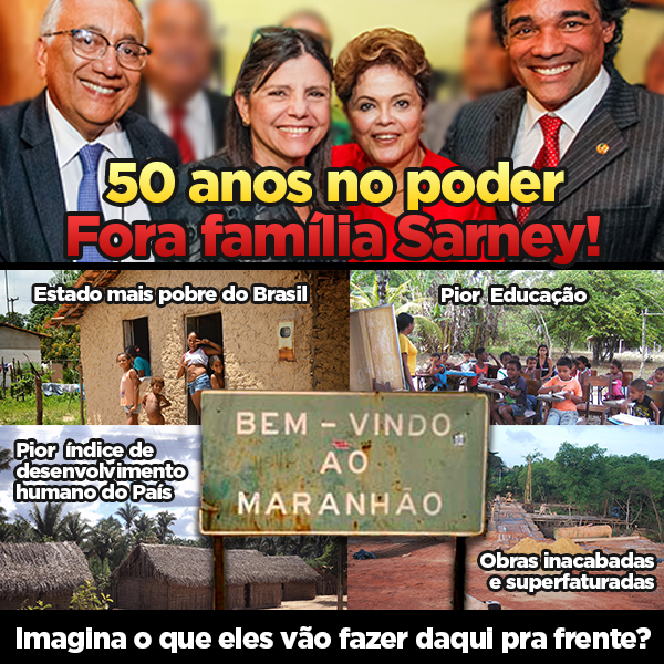 FrancisT17's tweet photo. Xô Sarneys Nada de Gastão! http://t.co/2439dwKdhV