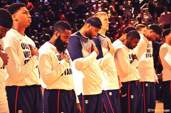 TeamUSA's tweet photo. United We Stand. 

Good luck to the #USABMNT in the #Spain2014 Semifinals! http://t.co/Rf6rDaNiN1