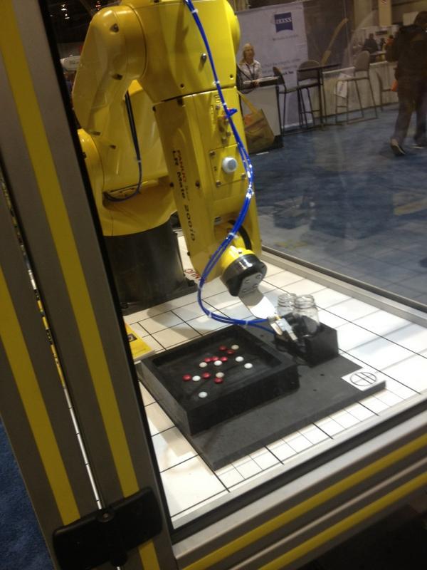 Spent the day checking out the bots and other tech at <a href="/itms2014/">AmadoCordova O</a>.  Thanks to all the exhibitors.  #IMTSsummit