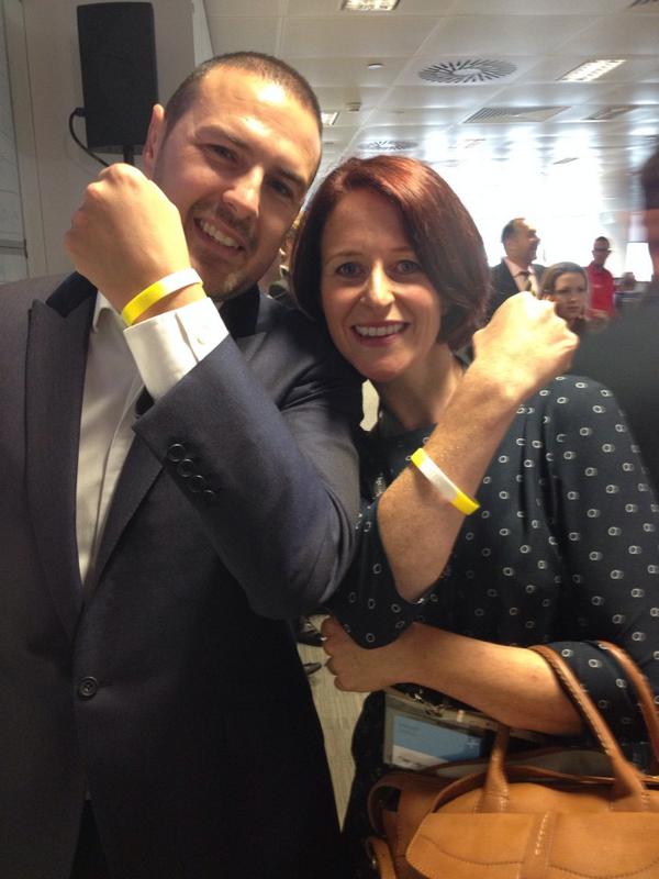 evansmiz's tweet photo. @PaddyMcGuinness thank you for helping raise £££ for charity!@NiemannPickUK #dreamingofacure #BGCCharityDay http://t.co/CNk39SVdqw