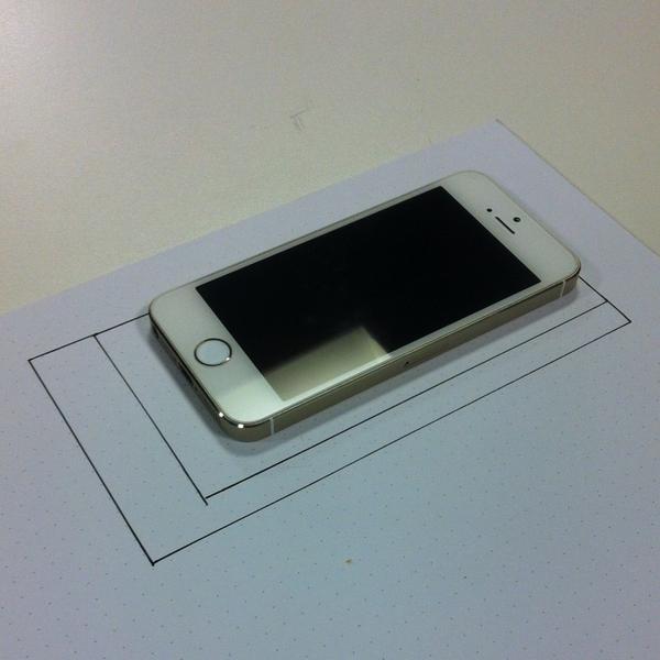 lagaskell's tweet photo. Scale comparison of iPhone 5 and new iPhone 6 and 6+ #apple #procrastination http://t.co/Nb9W8AQrC8