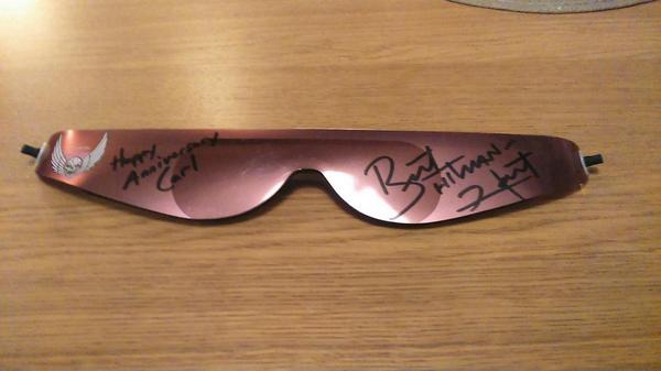 mrbertbert's tweet photo. Awesome wedding anniversary present from my wife @smithy123 
@BretHart #thebestthereeverwillbe http://t.co/wG6DaYSN8T