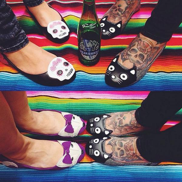TUK_FOOTWEAR's tweet image. It’s a face off fiesta over at @blamebetty ! Which one of our character flats has you swooning? #TUK #BLAMEBETTY