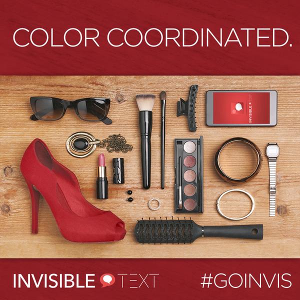 GoInvis's tweet image. All the right moves in all the right hues. Privacy can be pretty fashionable. #GoInvis #InvisibleText