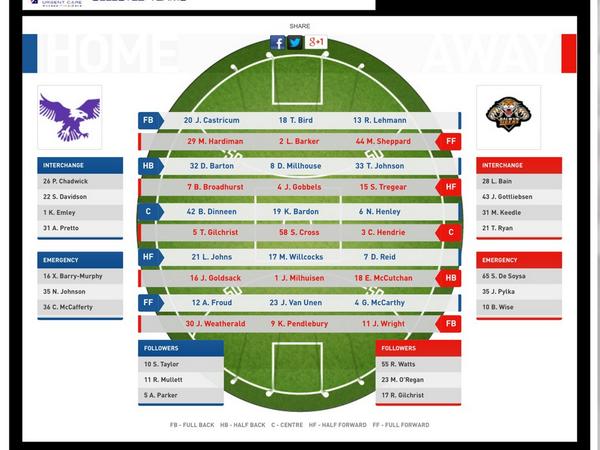 Senior selected Preliminary Final v Vermont Saturday 2.10 Bayswater oval