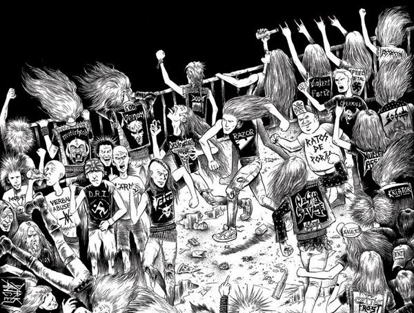 revexe's tweet photo. Llego el momento en la noche de @ContaminacionEx donde el "Mosh Pit" y el "Circle Of Death" toman protagonismo... http://t.co/sPKv4HJIav
