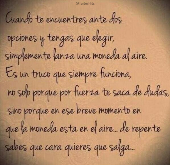 TuiterHits's tweet photo. El mejor consejo que he leído. http://t.co/lY0HjdPmG6