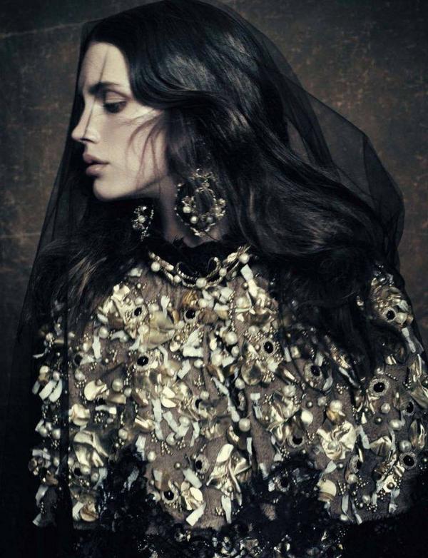 Paolo Roversi for Vogue Italia, October 2012.