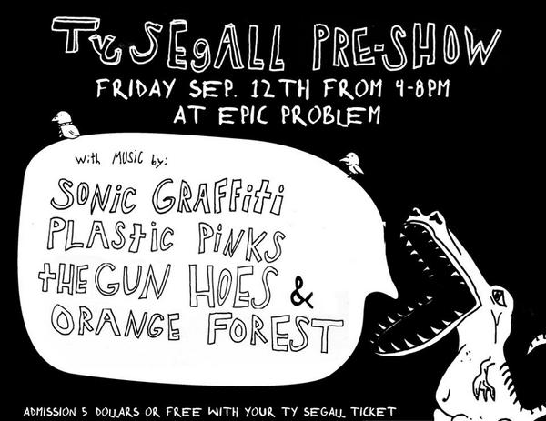Starting things off right Tomorrow for <a href="/tysegall/">Ty Segall</a>