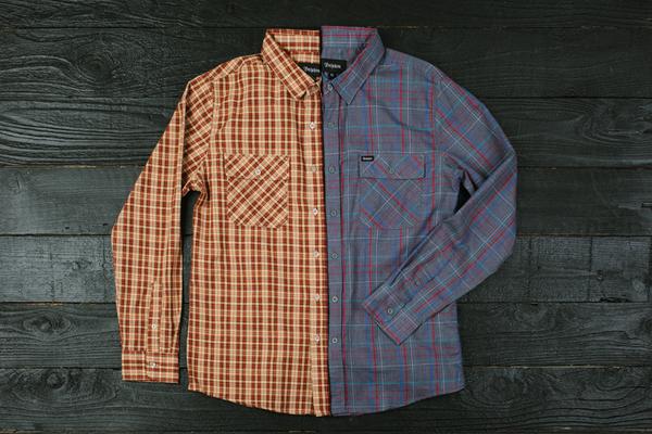BrixtonMfg's tweet photo. Our 'Memphis' classic long sleeve cotton plaid button shirt! Brown &amp; Blue plaid for Fall 2014 
http://t.co/3YWJK4ayGA http://t.co/tQ8Ci9kSBm