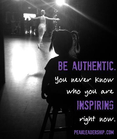 Be authentic. You never know who you are inspiring right now. #dancepiration #virtualdancecomp #dancequotes