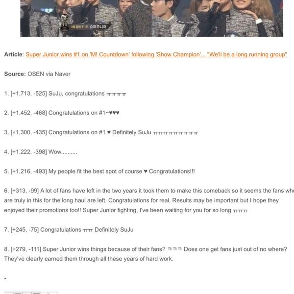StayTrueToSuJu's tweet photo. Positive netizen reactions on #MAMACITA 2nd win! (Netizenbuzz) http://t.co/AXIhWbZQrH
