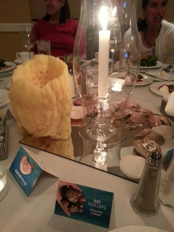 WxComm's tweet photo. Awesome center pieces at #SeaGrantWeek2014 I think @ametsoc should have weather themed ones. =) http://t.co/xq0qVuuI7f