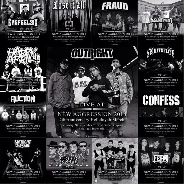 outright_hc's tweet photo. Kami siaaappp!! “@HelleluyahStore: H-8 #NEWAGGRESSION2014 kalian siap Ugal2an dgn mereka !!!! http://t.co/w7KvDmVeZU”