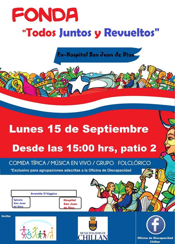 Discapa_Chillan's tweet image. *ATENTOS SOLO PARA AGRUPACIONES DE PERSONAS EN SITUACIÓN DE DISCAPACIDAD DE #Chillan