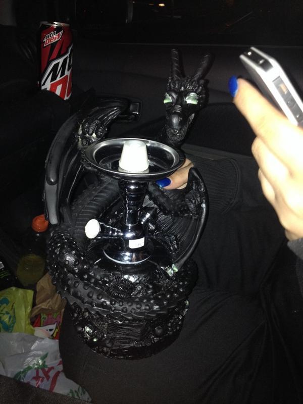 kahlahlala's tweet photo. Welcome to the family Poseidon 
😍😁❤️ #NewHookah #Bae http://t.co/y4LXlW0uTr