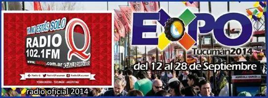 Radioq junto a vos..! #ExpoTucuman2014 @quorumtuc @guerluna <a href="/guillosaus/">Guillermo Saus</a> <a href="/Tuute96/">Matu</a> <a href="/MariaCampillo21/">María Campillo</a>