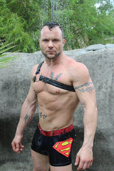 Images from #IBPW 2014 in Augusta GA. Photos by Keith Bailey. #model #underwear #gay #muscle #superman