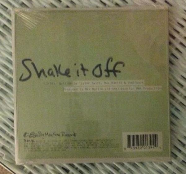 The Shake It Off SINGLE CD is out now for you to buy! $4.99 and so
