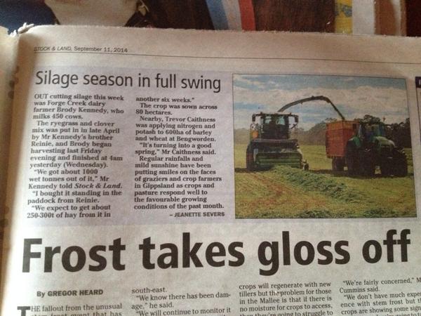 Alissakenn's tweet photo. Definately a good start to the season. #discoveragriculture #wooliesagscholarship2014 #nakedonyourplate http://t.co/SrPqThhk6v