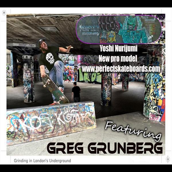 greggrunberg's tweet photo. It's #YoshiTime! #Skateboarding! Thanks for the SICK board @YoshiNurijumi - Now I can #Ollie YOU bitch! http://t.co/hpSZfzJUw7