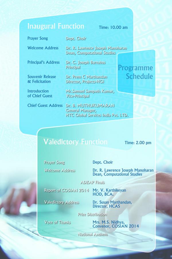 HCASChennai's tweet photo. Invitation to COSCIAN 2014 - Organised by Department of Computer Science on Sep 19th 2014 http://t.co/1fySNVHWAG