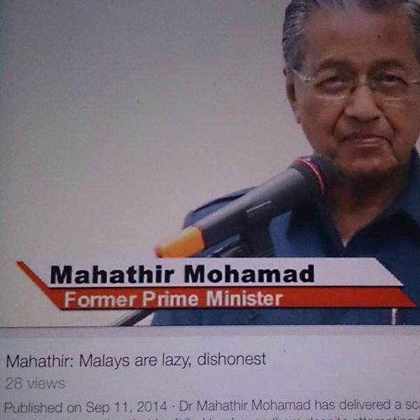 Malaysianthing's tweet photo. Former Prime Minister #malaysianthing http://t.co/npd62cdCcN