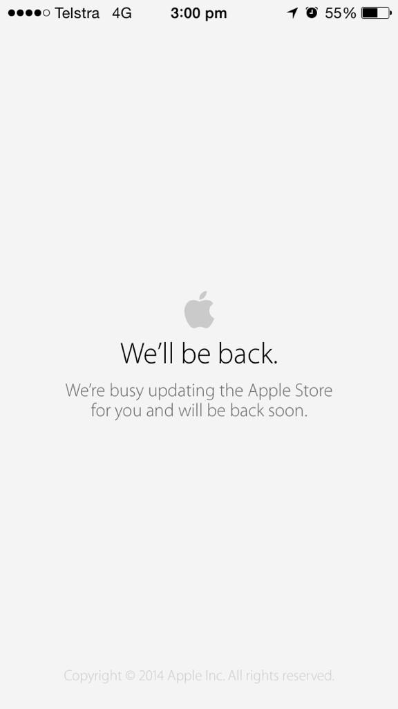 riz1m's tweet image. It's 3:00 pm WST (5:00 pm AEST) @applestores not up yet. #fanboyproblem #iPhone6 #fanboys be #twitching