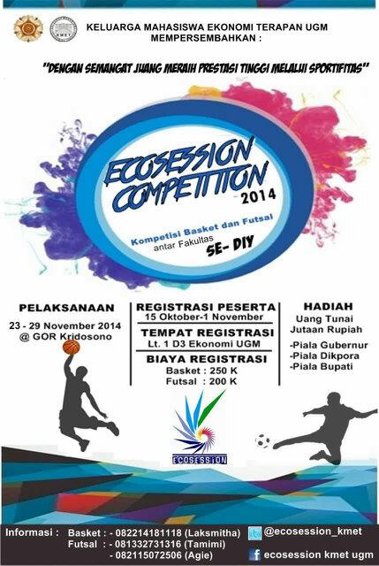 JogjaUpdate's tweet photo. #jogja @Ecosession_KMET: daftar 15/9-1/11/14 Futsal &amp; Basket fakultas seDIY di D3 Ekonomi UGM | 082214181118 http://t.co/Rq75DjIapx