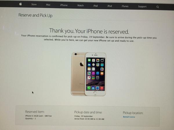imogenmisso's tweet image. yayayay #preordered #iphone6 #gold 💁
