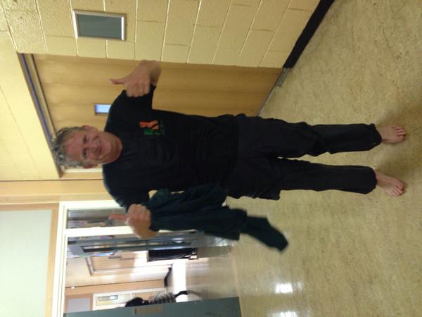 OFiaichCollege's tweet photo. Mr. Noonan participating in the Ice Bucket Challenge. http://t.co/k9wyxvpj5W