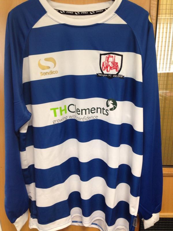 sww77's tweet photo. New @BeningtonFC kit ready for tomorrow. Kindly sponsored by T H Clements and supplied by @CMS_Sports http://t.co/D23XJnKJzv