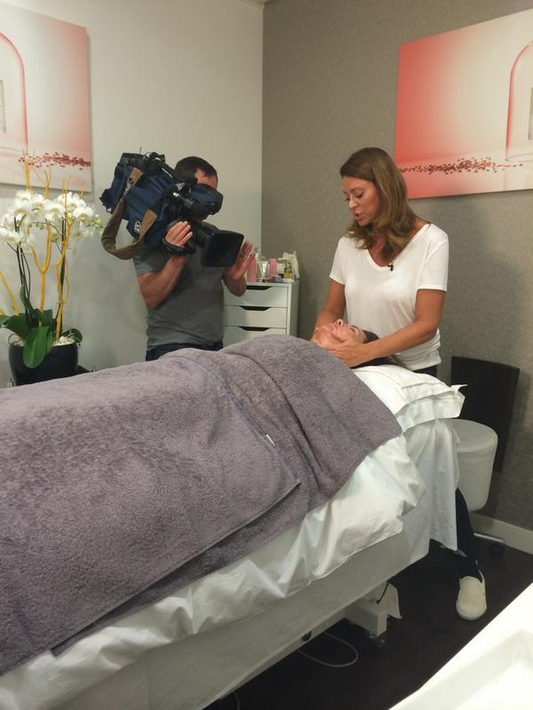 Yesterday was all about my facials and therapist secret facial oil for Good Morning Germany