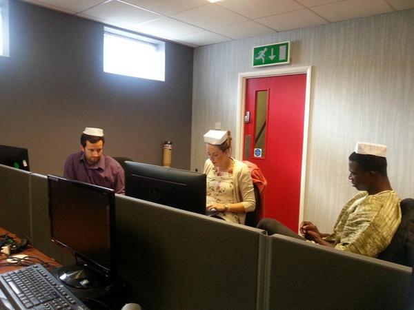 LifeLineUK's tweet image. The LNI team have their thinking hats on!