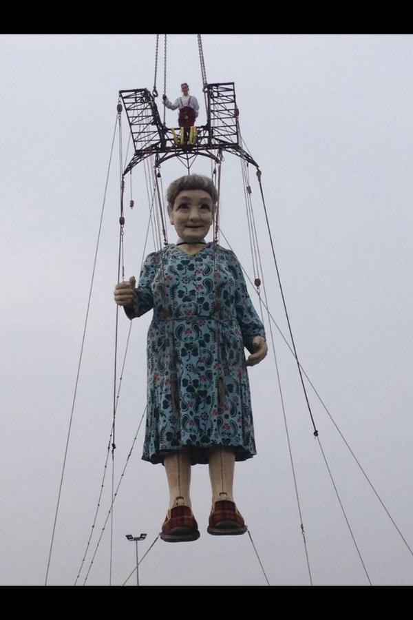 kogrady86's tweet photo. Can't believe it was a week ago already that we were welcoming Granny!! #missinggranny #LimerickGiant http://t.co/uzFHe9irTu