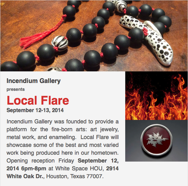 IncendiumArt's tweet photo. TONIGHT! Opening reception 6-8pm @WhiteSpaceHOU #houston #art #opening http://t.co/gREU8Ow4uD