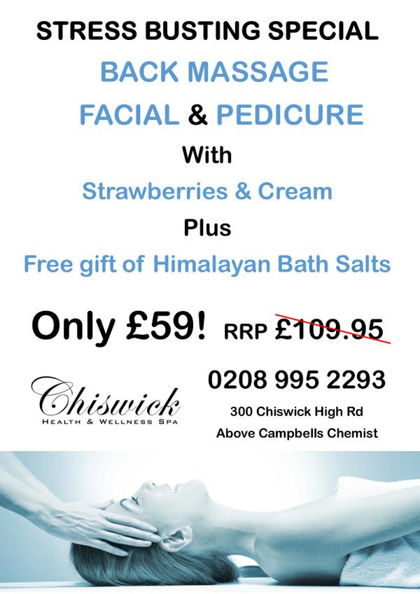 Enjoy the kids being back at school with our Stress Busting Special! #backtoschool #SpaDay