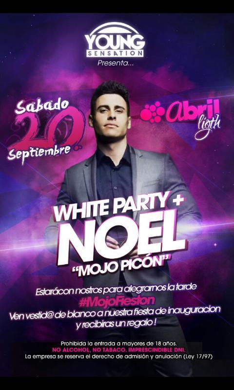 Quieres ganar un Pase vip para estar en el reservado con Noel ?
A los 20 RT sorteamo uno de los 3 pases vip .