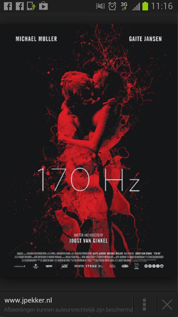 Vanavond om 23:00 op Ned 2 wordt de film 170Hz uitgezonden!! ♥