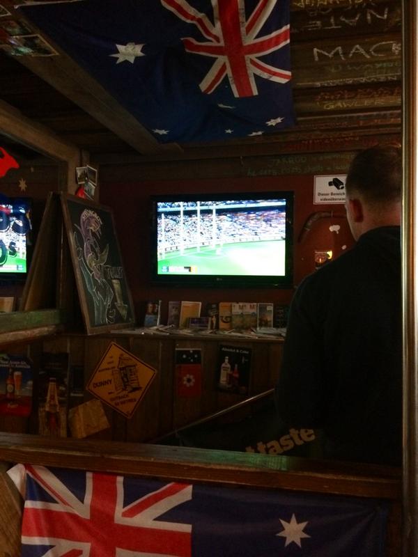 GeorgieLupson's tweet photo. Finals footy in Vienna!! #AFLFinals #australianpub http://t.co/Gk5pGDLx19