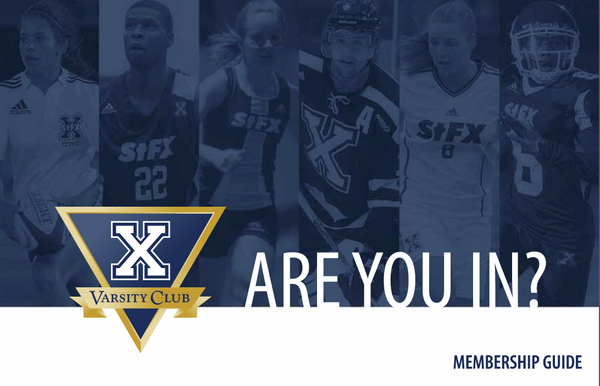 New X Varsity Club membership guides have arrived!  Are you In?  <a href="/StFXAthletics/">StFX Athletics</a> #goxgo #supportstudentathletes